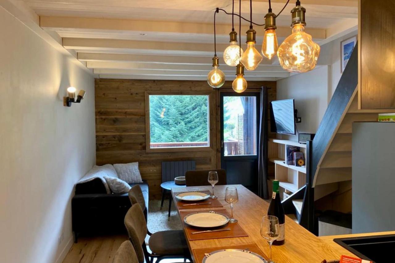 Bright Apt Facing The Mont Blanc Chain Les Houches Eksteriør bilde